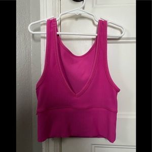 lululemon SONIC PINK power pivot tank size 2